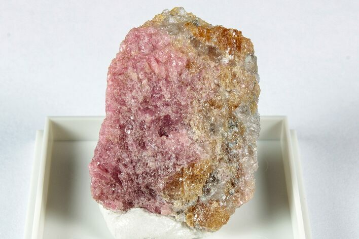 Pink Vittinkiite with Orange Spessartine Garnets - Madagascar #345073